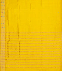 Yellow Handloom Silk Cotton Saree With Buttas & Zari Border-SC4661