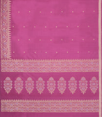 Dusty Pink Handloom Soft Silk Saree With Zari Buttas-SO4728