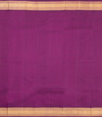 Blue Handloom Kanchipuram Silk Saree With Zari Buttas-KA15237