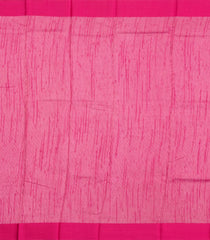 Magenta Woven Raw silk Saree With Stripes & Contrast Border-KS1137