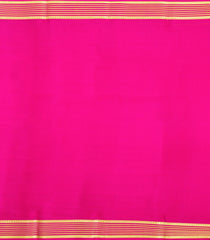 Dark Green Woven Mysore Silk Saree With Contrast Border-MS3849