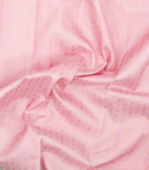 Baby Pink Handloom Korvai Silk Pavadai & Aquamarine Blouse-PM2087