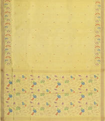 Sandal Handloom Uppada Silk Saree With Meena Buttas-UP0415