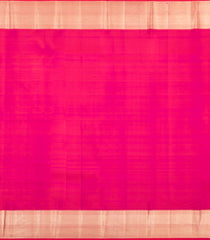 Hot Pink Handloom Kanchipuram Silk Saree With Zari Checks & Buttas-KA16327