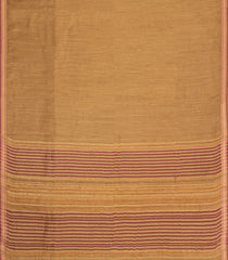 Beige Woven Tussar Silk Saree With Thread work Border-TU3524