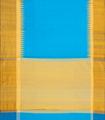 Sky Blue Woven Dupion Silk Saree With Contrast Border-DS0650