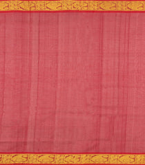 Sea Green Handloom Silk Cotton Saree With Zari Buttas & Contrast Border-SC4666