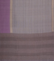 Lavender Woven Tussar Saree With Stripes-TU3343