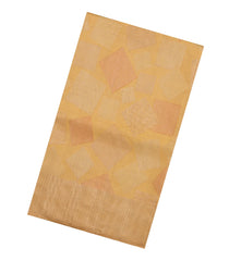 Orange Handloom Tissue Kanchipuram Silk Saree With Square Motifs-KA14047