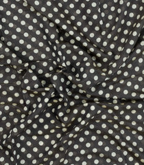 Black Printed Blended Viscose Saree With Kalamkari Pallu-BL5782