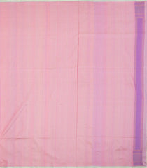 Peach Handloom Banarasi Satin SIlk Saree With Meena Floral Motifs-BE1848