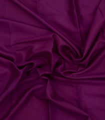 Dark Purple Woven Mysore Silk Saree With Contrast Border-MS3665