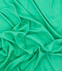 Aquamarine Woven Mysore Silk Saree With Pure Zari Checks-MS3255