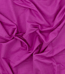 Magenta Handloom Bengal Cotton Saree With Contrast Border-BG1676