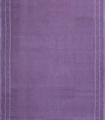 Lilac Woven Tussar Silk Saree With Dotted Stripes-TU3309