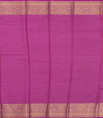 Pink Woven Blended Viscose Saree With Zari Checks-BL6100