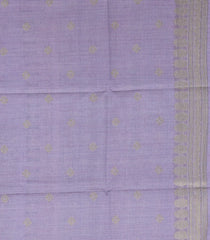 Lavender Woven Art Dupion Saree With Floral Vine Motifs-BL4937