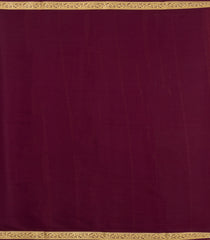 Dusty Peach Woven Mysore Silk Saree With Contrast Zari Border-MS3638
