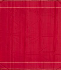 Yellow Handloom Korvai Kanchipuram Silk Saree With Crimson Temple Border-KA13153