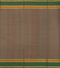 Green Handloom Silk Cotton Saree With Checks-SC4215