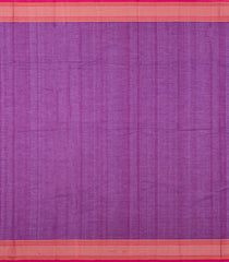 Purple Handloom Kanchi Cotton Saree With Diamond Buttas-KC1717