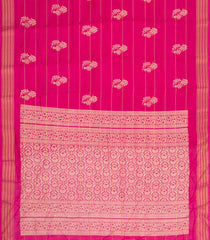 Pink Printed Synthetic Dola Silk Saree With Zari Motifs & Border -SY0352
