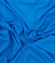Sky Blue Woven Bengal Cotton Saree With Contrast Border-BG1740