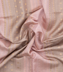 Lavender Woven Kora Soft Silk Saree With Stripes & Buttas-SO4736
