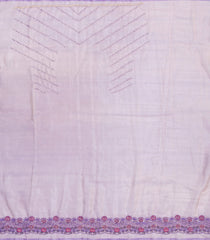 Lavender Woven Blended Viscose Saree With Embroidered Sequin Motifs