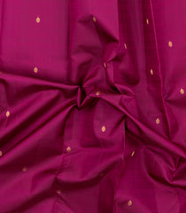 Magenta Woven Pure Silk Saree With Zari Buttas-EC2615