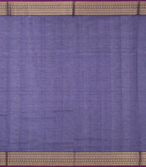 Lilac Handloom Silk Cotton Saree With Zari Stripes-SC3972