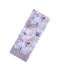 Light Peach Printed Synthetic Linen Saree With Floral Motifs-SY0212