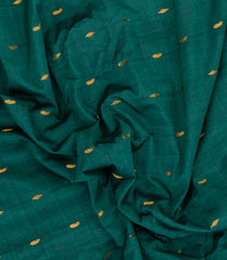 Sea Green Handloom Gadwal Silk Cotton Saree With Buttas -GA0282
