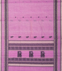 Candy Pink Handloom Silk Cotton Saree With Yazhi Buttas-SC3362