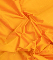 Mango Yellow Handloom Korvai Kanchipuram Silk Saree With Buttas-KA16424