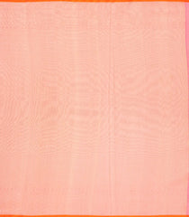 Peach Handloom Organza Soft Silk Saree With Stripes Motifs-SO4126