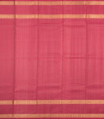 Chesnutt Pink Handloom Kanchipuram Silk Saree With Zari Checks-KA16147