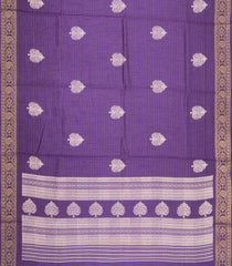 Lilac Printed Synthetic Dola Silk Saree With Zari Stripes & Border-SY0318