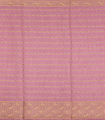 Dusty Pink Printed Art Dola Silk Saree With Stripes & Printed Pallu-BL5758