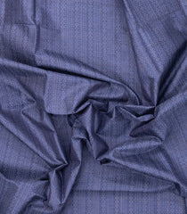 Steel Blue Woven Tussar Silk Saree With Diamond Motifs-TU3299