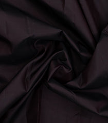 Dark Maroon Kanchipuram Silk Saree With Zari Border-KA14949