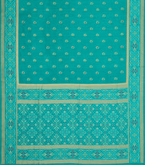 Aquamarine Woven Art Dupion Saree With Meena Floral Motifs-BL5861