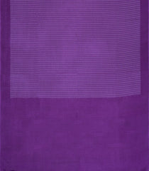 Purple Printed Tussar Silk Saree With Chevron Motifs-TU3361