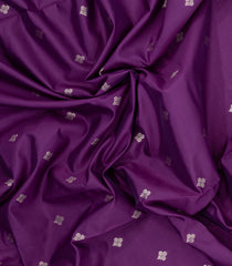 Purple Woven Blended Aura Saree With Zari Buttas & Zari Border-BL5803
