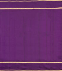 Dark Purple Woven Pure Silk Saree With Zari Checks-EC2608
