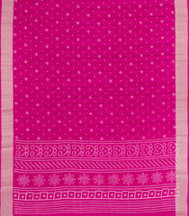 Hot Pink Woven Synthetics Dola Silk Saree With Zari Border-BL5268