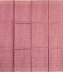 Dusty Pink Woven Tussar Tissue Silk Saree With Checks-TU3452