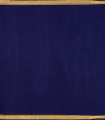Blue Woven Mysore Silk Saree With Contrast Zari Border-MS3589