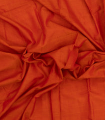 Orange Woven Chirala Cotton Saree With Printed Blouse-CR1515