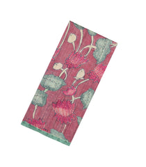 Dusty Pink Printed Art Dupion Saree With Floral Motifs-BL6137